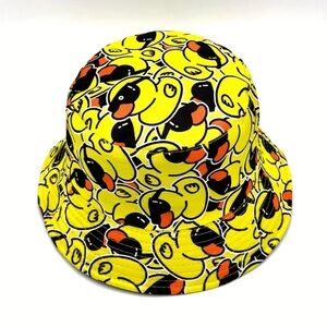 Reversible Yellow Duck Bucket Hat NIP